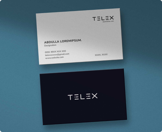 telex logo design